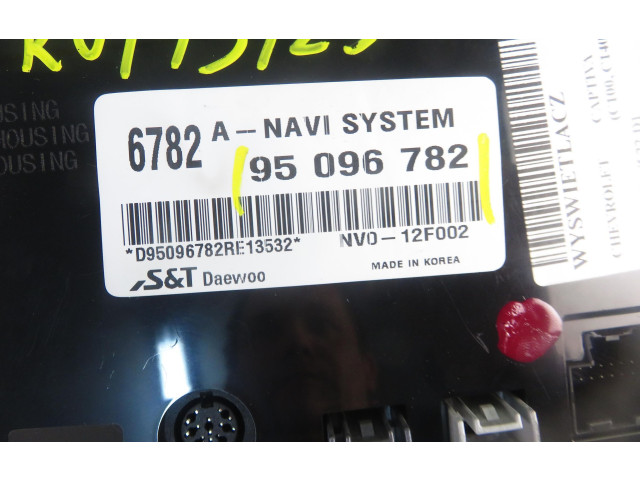 Дисплей 95096782, 95096782 Chevrolet Captiva