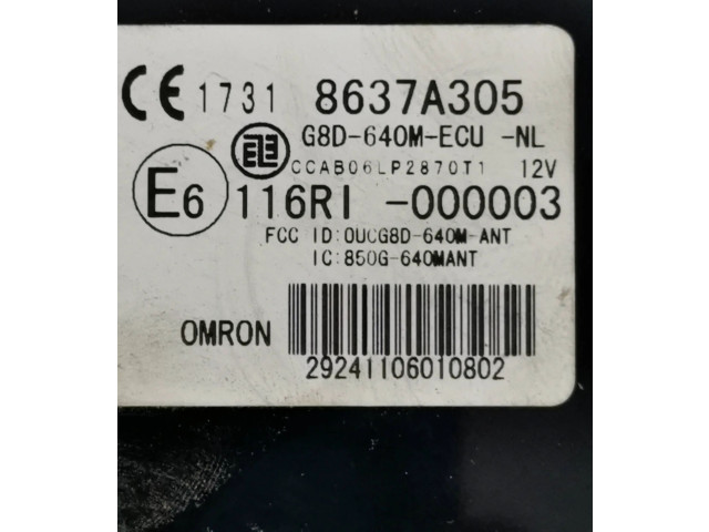 Блок управления 8637A305, G8D640MECU Mitsubishi Outlander