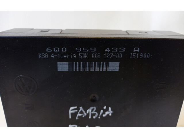 Комфортный модуль 6Q0959433A   Skoda Fabia Mk1 (6Y)