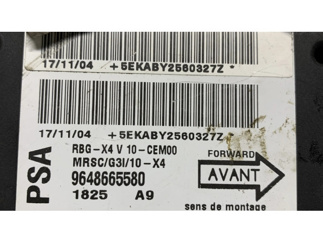 Блок подушек безопасности 9648665580   Citroen C5