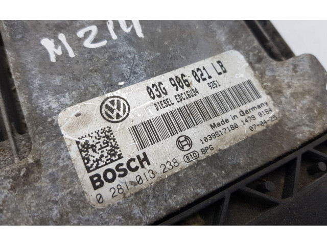 Řídící jednotka 03G906021LB, 0281013238 Skoda Octavia Mk2 (1Z) 2006