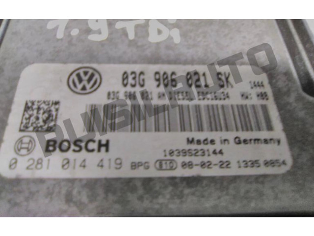 Řídící jednotka 03G906021SK Seat Altea XL 2008