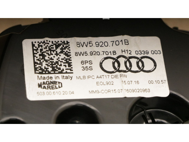 Панель приборов 8W5920701B, 8W5920701B Audi A4 Allroad B9