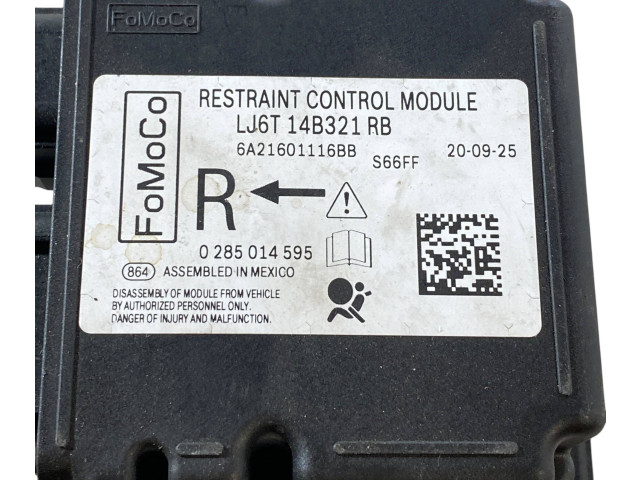 Oro pagalvių valdymo blokas LJ6T14B321RB, 0285014595   Ford Escape IV