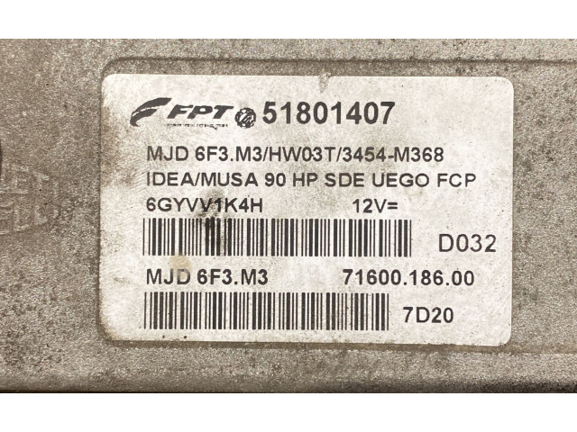 Řídící jednotka Lancia Musa 2007