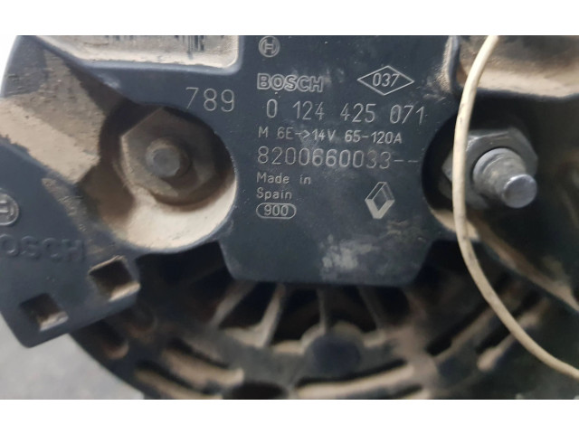 Генератор 7890124425071, BOSCH   Renault Clio III      