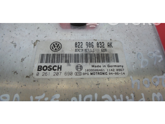 Блок управления двигателя 022, 022906032AK   Volkswagen Phaeton