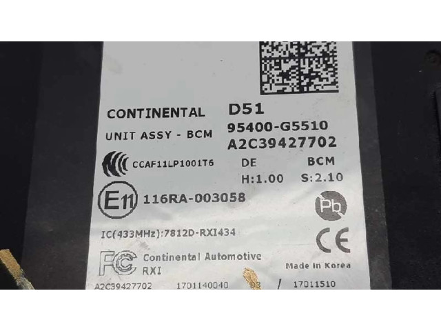 Блок управления 95400G5510   KIA Niro