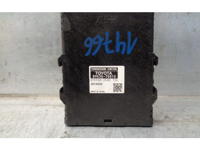 Блок управления коробкой передач 8953575010, 0791002543   Toyota Auris 150