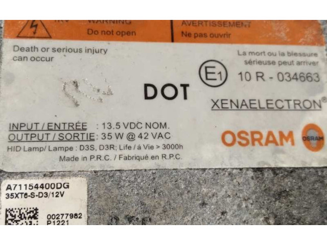 Блок управления Xenon A71154400DG, BJ3213C170AA Jaguar XF X250