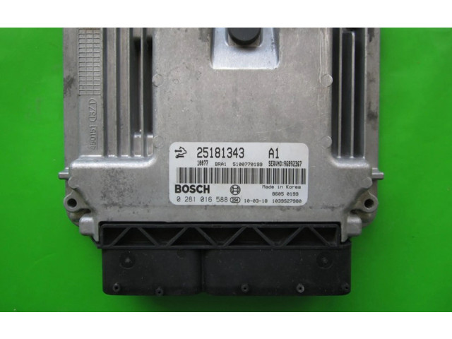 Řídící jednotka 25181343, 0281016588 Chevrolet Captiva 2010