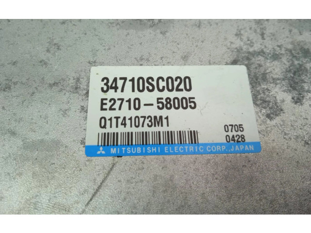 Блок управления двигателя 34710SC020   Subaru Forester SH