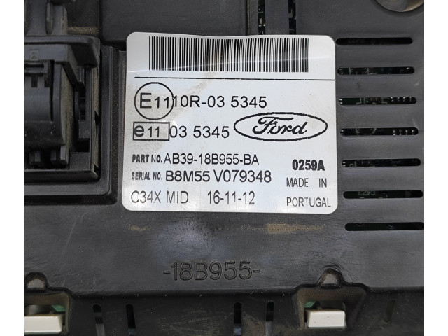 Дисплей AB3918B955BA Ford Ranger