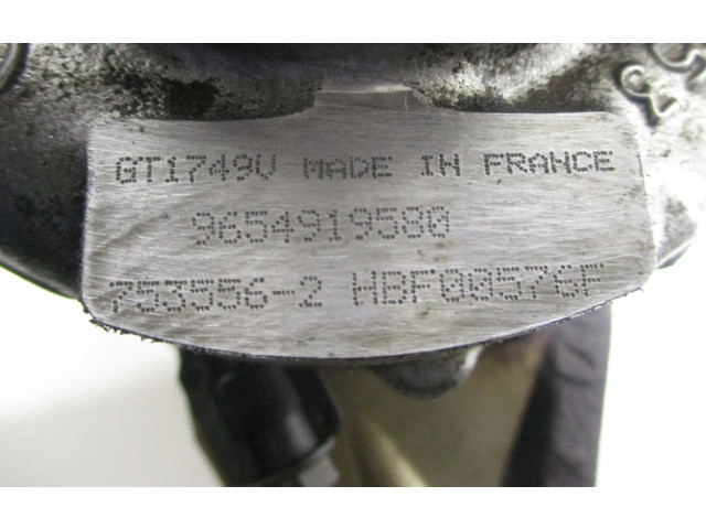 Turbodmychadlo Турбина 9654919580 Peugeot 307