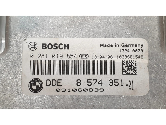 Řídící jednotka 8574251, 0281019854 BMW X1 E84 2011