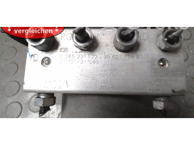 Jednotka ABS 4541E8, 0265231522 Citroen Berlingo 2007