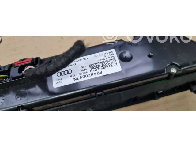 Блок управления климат-контролем 80A820043N, 5HB01392313 Audi Q5 SQ5