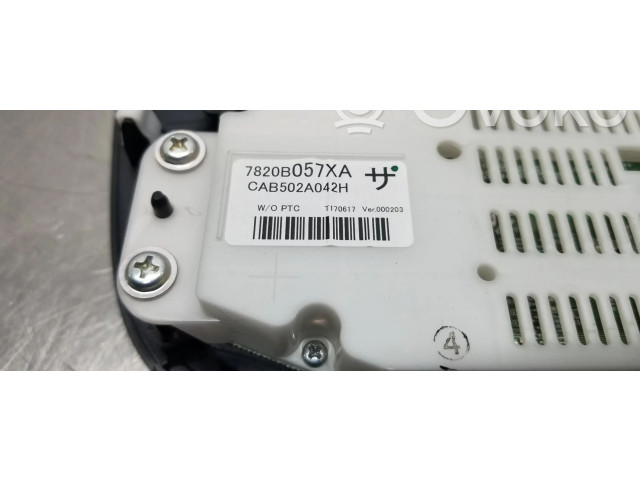 Блок управления климат-контролем 7820B057XA Mitsubishi Outlander