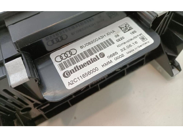 Блок управления климат-контролем 8U0820043HXHA, 8U0820043HXHA Audi Q3 8U
