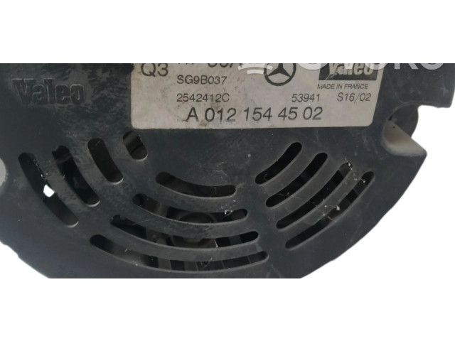 Генератор A0121544502   Mercedes-Benz A W168      