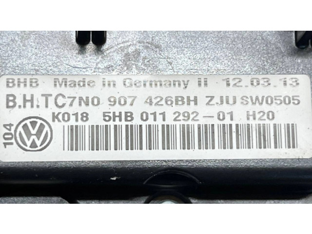 Блок управления климат-контролем 7N0907426BH, 5HB01129201   Volkswagen Touran II
