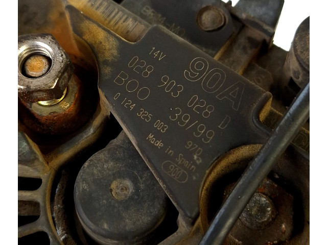 Генератор 028903028D, 0124325003970   Volkswagen Lupo      