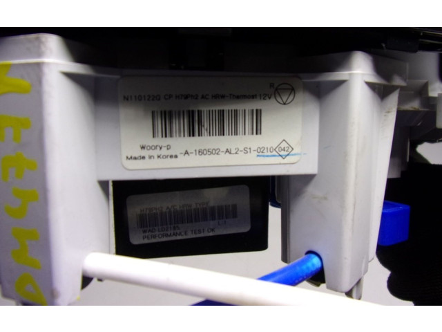 Модуль блока управления кондиционером 275105810R, A160502AL2S10210 Dacia Duster