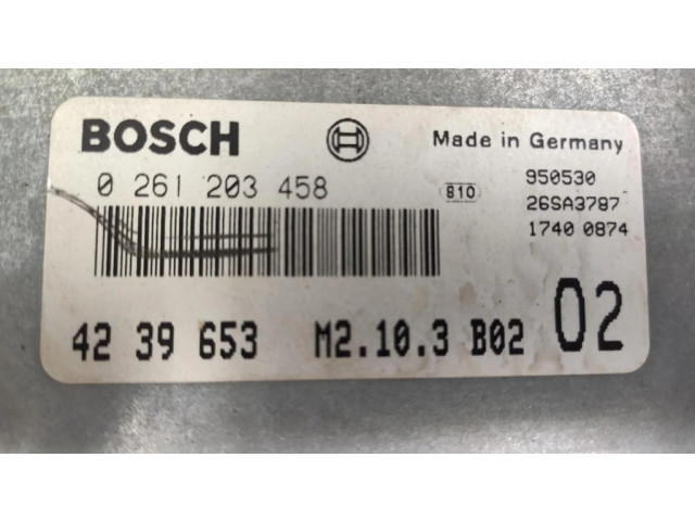 Řídící jednotka 0261203458, 4239653 Saab 900 1993