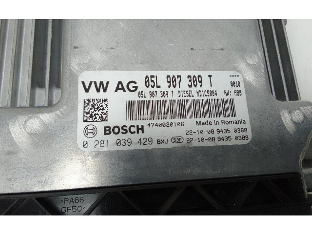 Блок управления двигателя 05L907309T Skoda Karoq