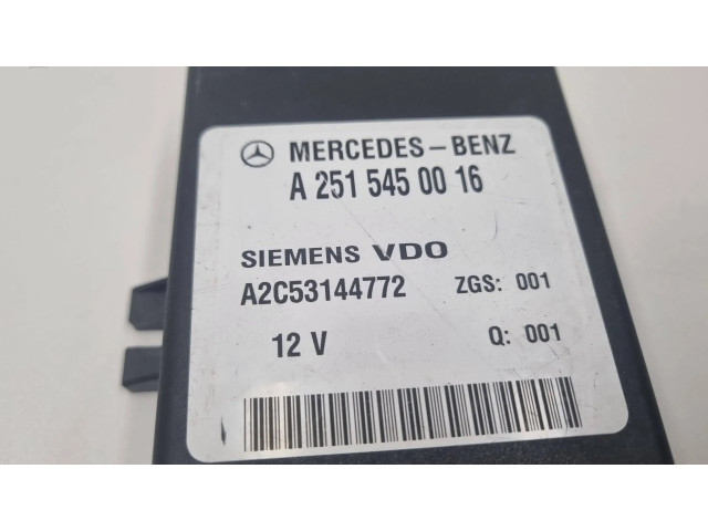 Блок управления A2515450016, 2515450016 Mercedes-Benz R W251