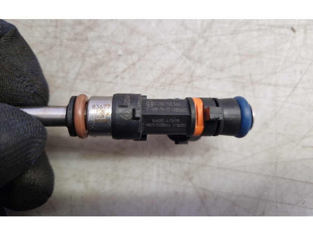 Форсунка 166004787R, 0280158366    Dacia Sandero II  H4B-408(H4B-B4) 