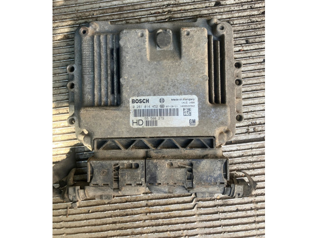 Блок управления двигателя 55566279, 0281014452 Saab 9-3 Ver2