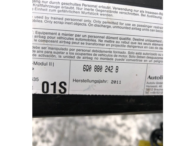 Подушка безопасности в сиденье 6Q0880242B   Skoda Fabia Mk2 (5J)