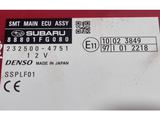 Блок управления двигателя 88801FG080, 10023849   Subaru Forester SH