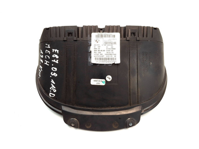 Přístrojová deska  BMW 1 E81 E87 2010 9187046, 100282795  