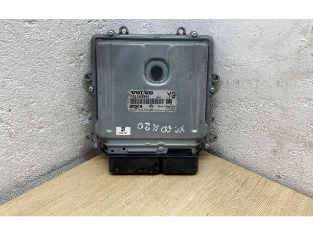 Блок управления двигателя P31303388, 0281015286 Volvo S80