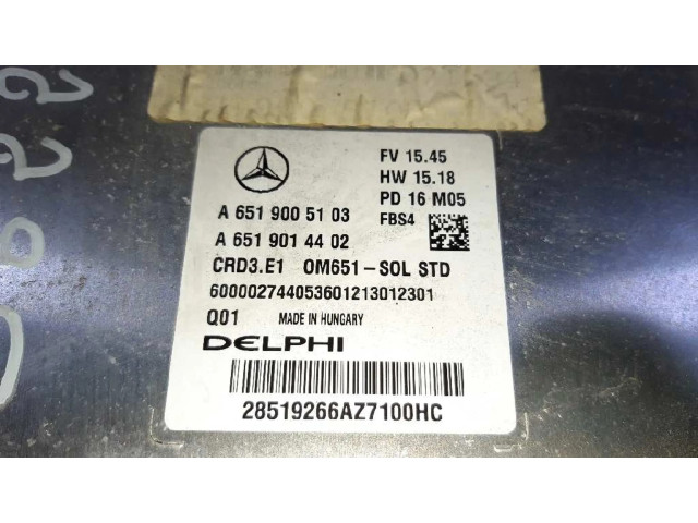 Řídící jednotka A6519005103, 28519266AZ7100HC Mercedes-Benz A W176 2016