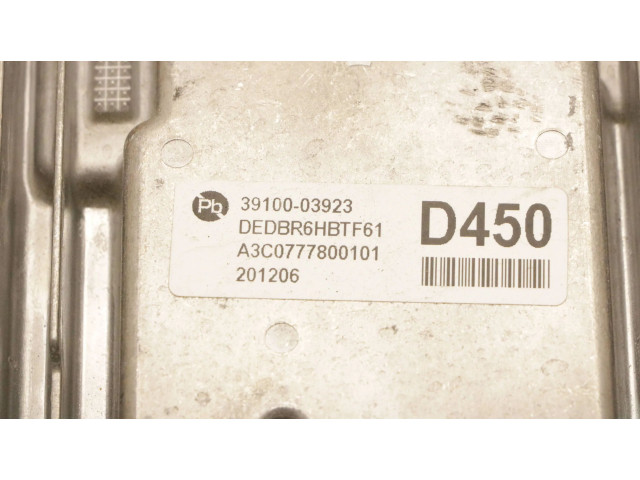 Блок управления двигателя 39100-03923, 39110-03923   KIA Niro
