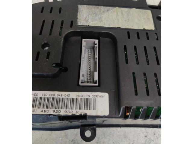 Панель приборов 4B0920932K Audi A6 S6 C5 4B