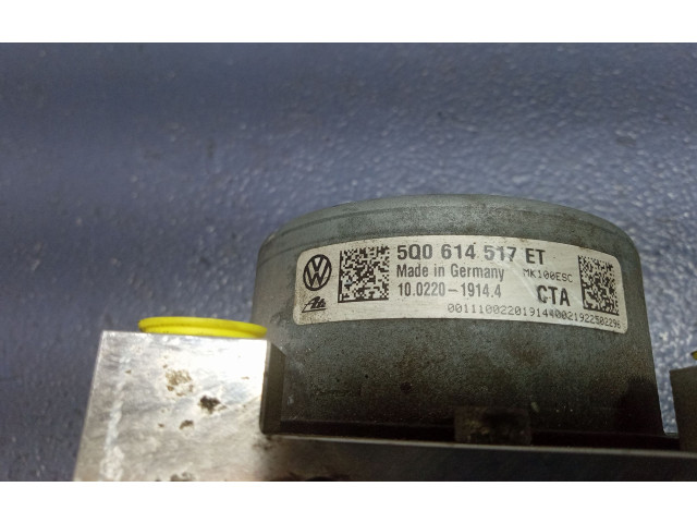 Блок АБС 5Q0614517ET, 5Q0614517ET Skoda Octavia Mk3 (5E) 2013 - 2019 года