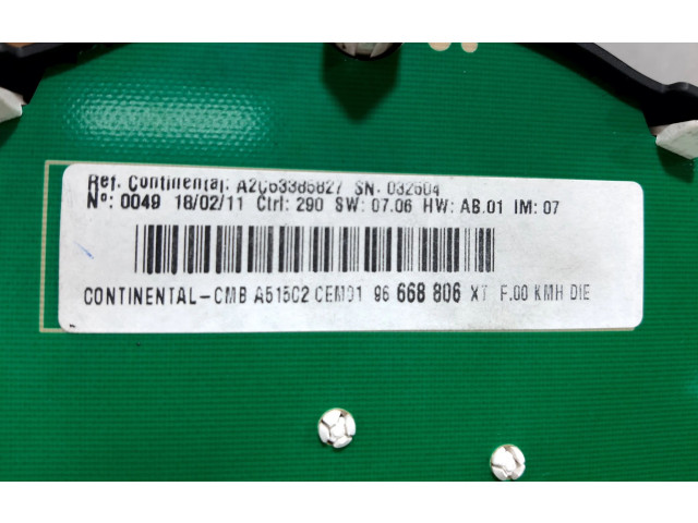 Панель приборов 96668806XT, 147118   Citroen C1       