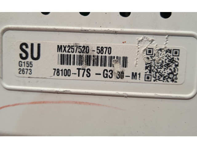 Спидометр (приборный щиток)    78100T7SG33, 78100T7SG330M1   Honda HR-V