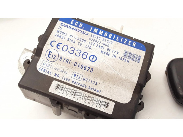 Комплект блоков управления 89560B1030, 1123001372 Daihatsu Sirion