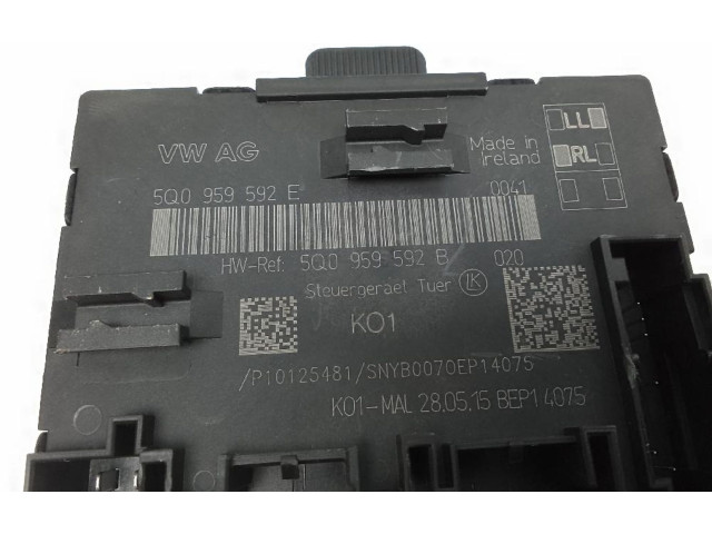 Блок управления 5q0959592e   Audi A3 8Y