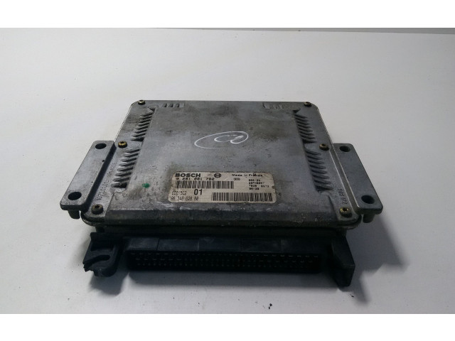 Блок управления двигателя 0281001782, 9634662880 Peugeot 406