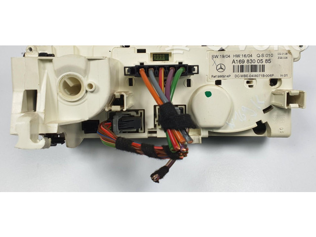Блок управления климат-контролем A1698300585 Mercedes-Benz A W169