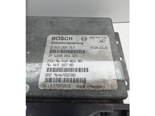 Блок управления коробкой передач 2529L7, 9646950780   Peugeot 607