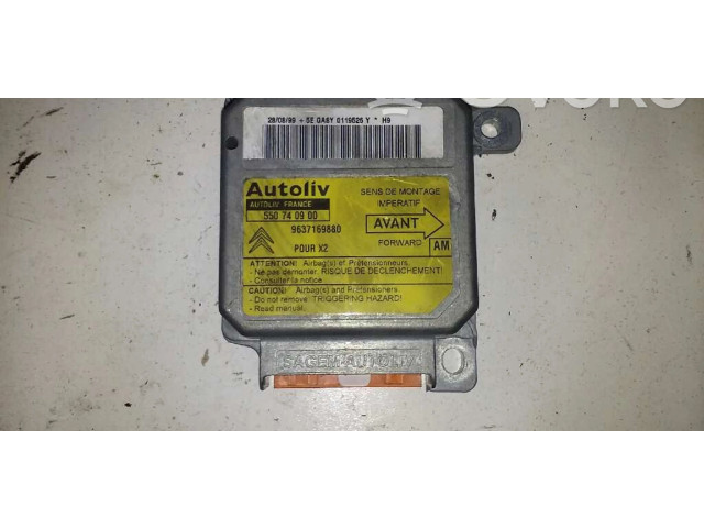 Блок подушек безопасности 9637169880   Citroen Xantia