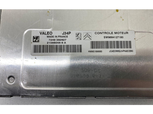 Řídící jednotka 7249-392927, 7249-392927 Citroen C3 Pluriel 2005