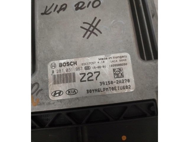 Блок управления двигателем Блок управления 39150-2A270 KIA Venga